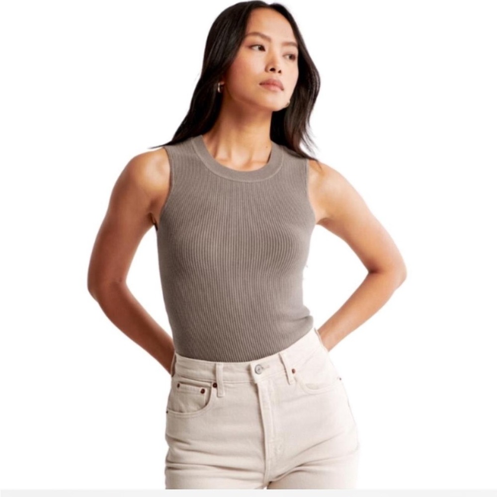 Abercrombie ottoman crew sweater tank